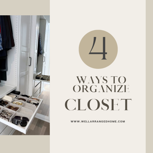 closet organization ways