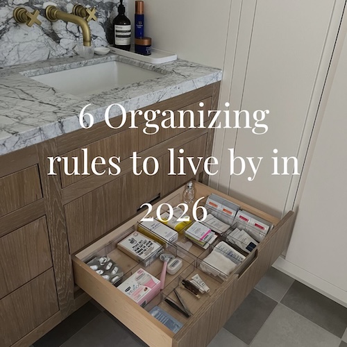 Organizing rules